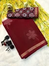 Tew Cotton Silk With Kalamkari Design Sarees Wholesalers In Delhi